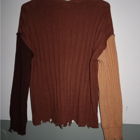 Rue21 Brown Distressed Sweater - Picture 9 of 9